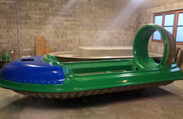 5 person hovercraft twin engine