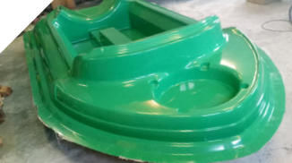 two motor hovercraft hull