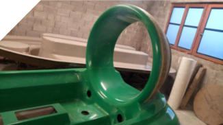 two motor hovercraft hull