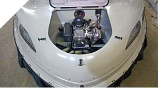 Hovercraft lift motor